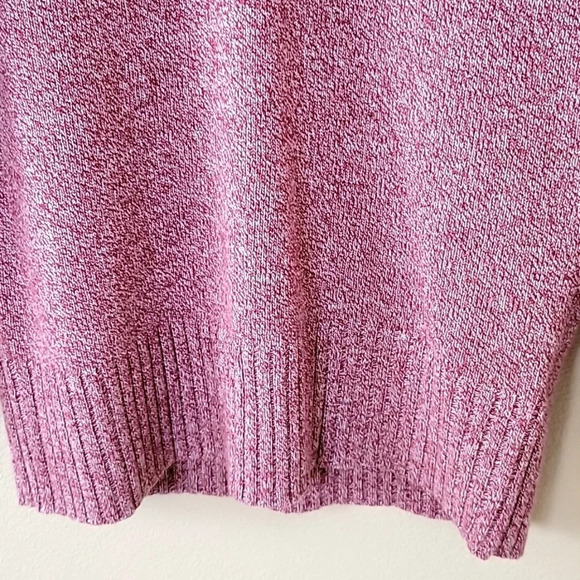 Athleta Womens Pink Oversized Wool Cashmere Blend Vital V-Neck Tunic Sweater - Picture 5 of 9